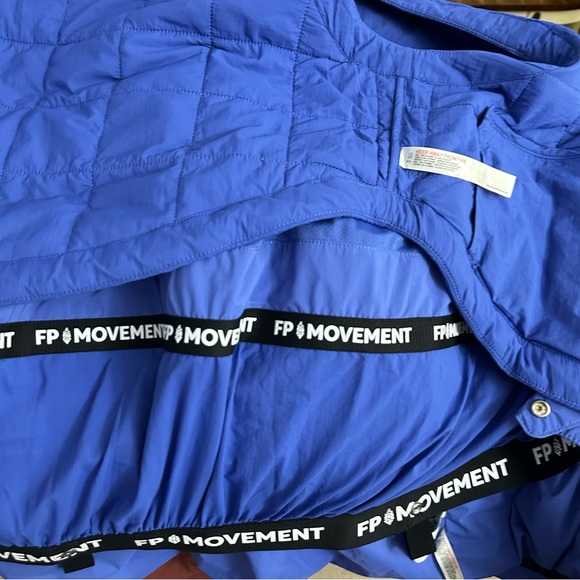 Free Movement by Free People Shred It 5-in-1 Jacket size Medium color blue - Picture 8 of 11